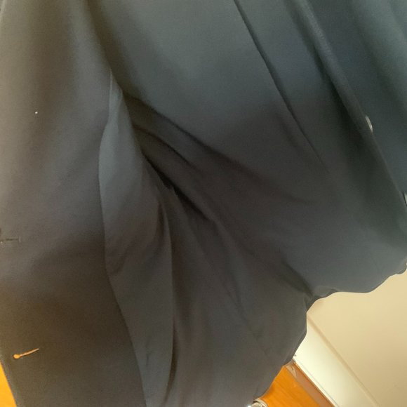 3/4 sleeve navy blue blazer - Picture 5 of 7